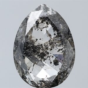 2.61 CT , 11*8 MM, Pear shape natural diamond , salt and paper