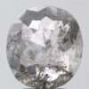 3.51 CT ,10.2*9.3 MM, Oval shape natural diamond , salt and paper