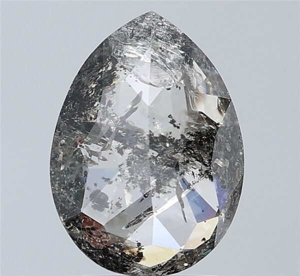 2.61 CT ,8.1*8.0 MM, Pear shape natural diamond , salt and paper