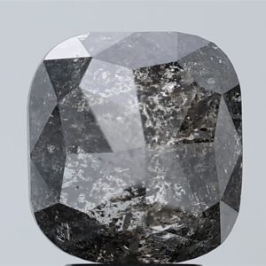 3.55 CT ,9.7*8.3 MM, Cushion shape natural diamond , salt and paper