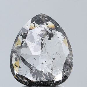 1.96 CT , 9.8*8.4 MM, Pear shape natural diamond , salt and paper