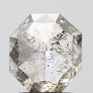 2.69 CT ,7.9*7.2 MM, Emerald shape natural diamond , salt and paper