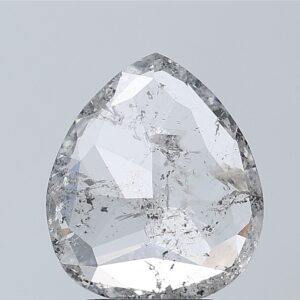 1.86 CT ,10.5*9.1 MM, Pear shape natural diamond , salt and paper