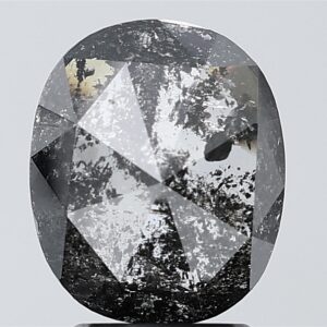 2.24 CT ,9.1*8.0 MM , Oval shape natural diamond , salt and paper