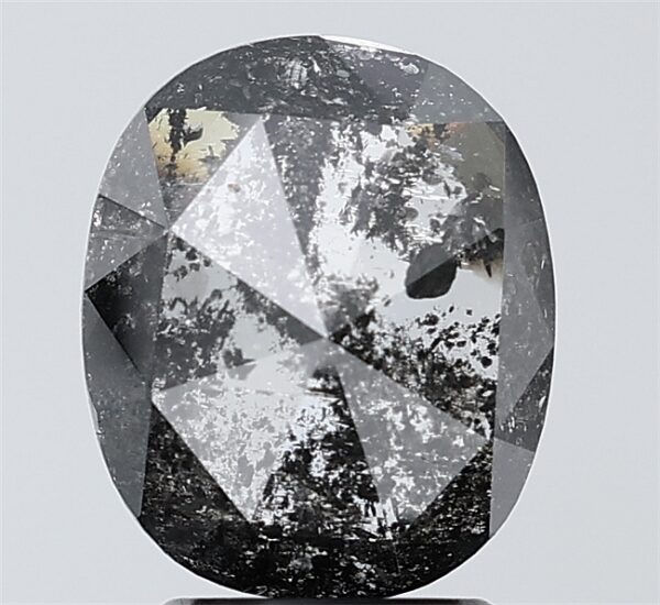 2.24 CT ,9.1*8.0 MM , Oval shape natural diamond , salt and paper