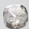 2.54 CT ,7.6*7.6 MM  | Salt And Pepper Diamond | Cuesion Cut Diamond