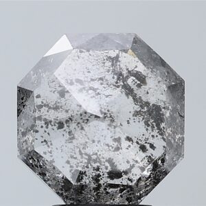 4.38 CT , 9.8*9.6 MM, Octagon shape natural diamond , salt and paper.