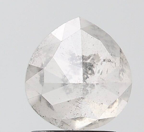 2.12 CT , 7.7*7.1*4.1 MM, Pear shape natural diamond , salt and paper