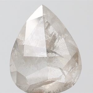 3.56 CT ,10.8*8.6MM, Pear shape natural diamond , salt and paper
