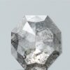 1.90 CT , 6.4*5.0 MM, Octagon shape natural diamond , salt and paper