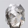4.30 CT , 9.6*7.05 MM, Octagon shape natural diamond , salt and paper