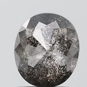 1.38 CT ,6.9*6 MM, Oval shape natural diamond , salt and paper