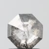 1.39 CT , 6.2*6.2*3.7 MM, Octagon shape natural diamond , salt and paper