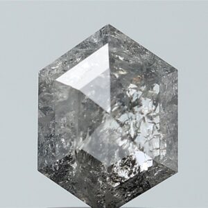 1.08 CT , 8.01*2.70 MM, Hexagon shape natural diamond , salt and paper