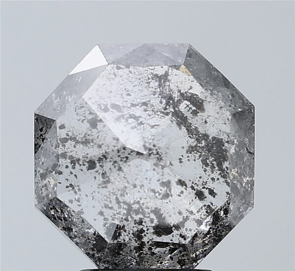 4.38 CT , 9.8*9.6 MM, Octagon shape natural diamond , salt and paper.