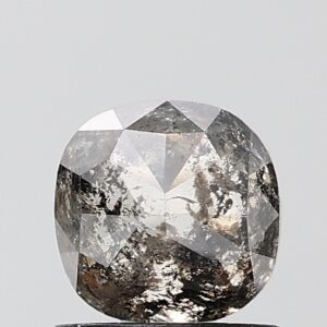 1.32  CT , 5.9*5.9 MM, Cushion shape natural diamond , salt and paper