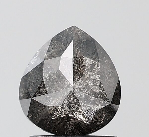 1.42 CT , 7.2*6.7 MM, Pear shape natural diamond , salt and paper