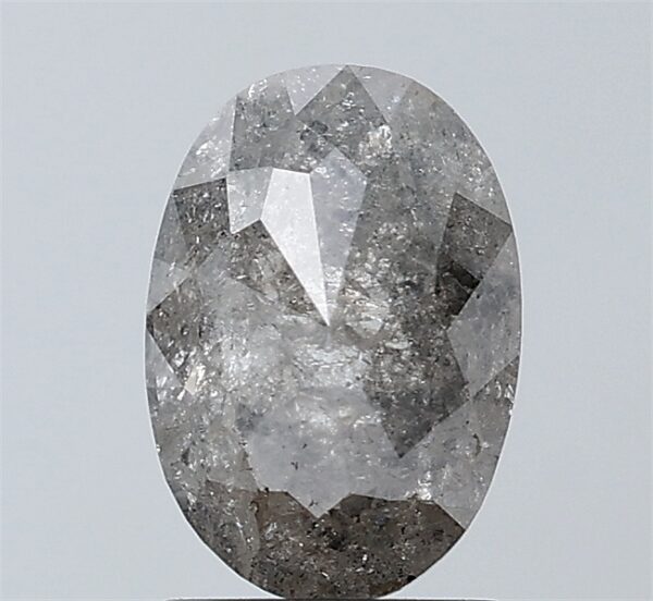 1.72 CT , 8.6*5.9 MM , Oval shape natural diamond , salt and paper