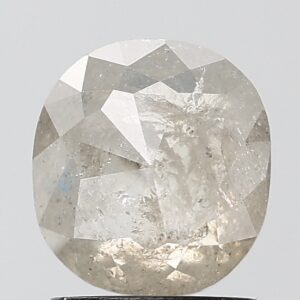 1.74 CT ,7.4*6.8 MM, Oval shape natural diamond , salt and paper