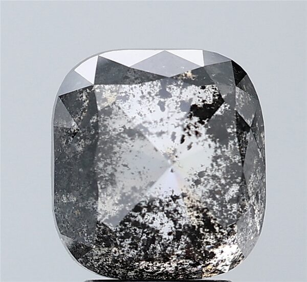 4.91 CT ,9.2*8.5 MM, Cushion shape natural diamond , salt and paper