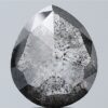 4.60 CT , 12.0*11.0 MM, Pear shape natural diamond , salt and paper