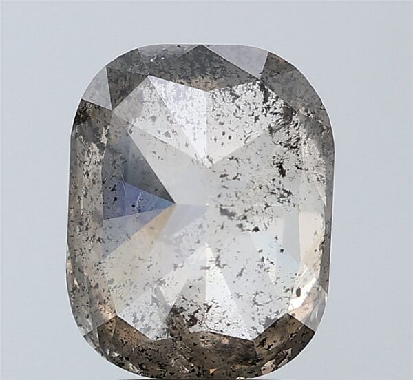 3.98 CT , 10.6*8.4  MM, Cushion shape natural diamond , salt and paper