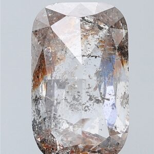 5.31 CT ,12.0*7.3 MM, Cushion shape natural diamond , salt and paper