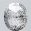 3.25 CT ,9*7.50 MM, Oval shape natural diamond , salt and paper