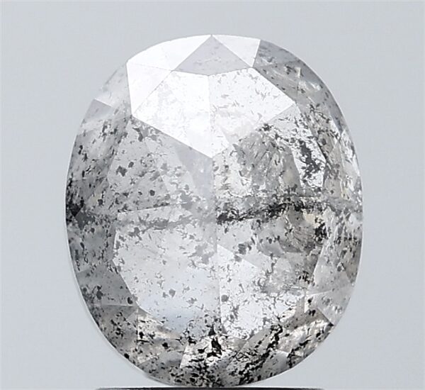 3.25 CT ,9*7.50 MM, Oval shape natural diamond , salt and paper