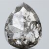 4.35 CT ,10.5*9.2 MM, Pear shape natural diamond , salt and paper
