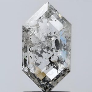2.16 CT, 11.1*5.8 MM , Shield shape natural diamond , salt and paper
