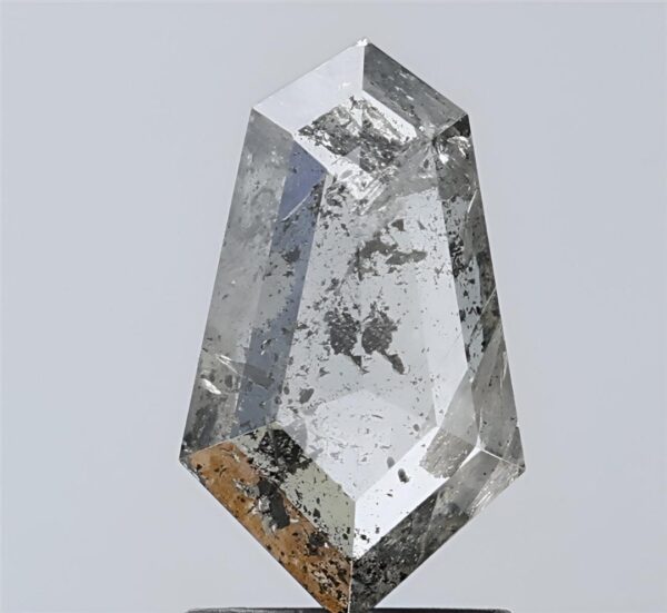 1.54 CT, 10.6*6.2 MM , Shield shape natural diamond , salt and paper